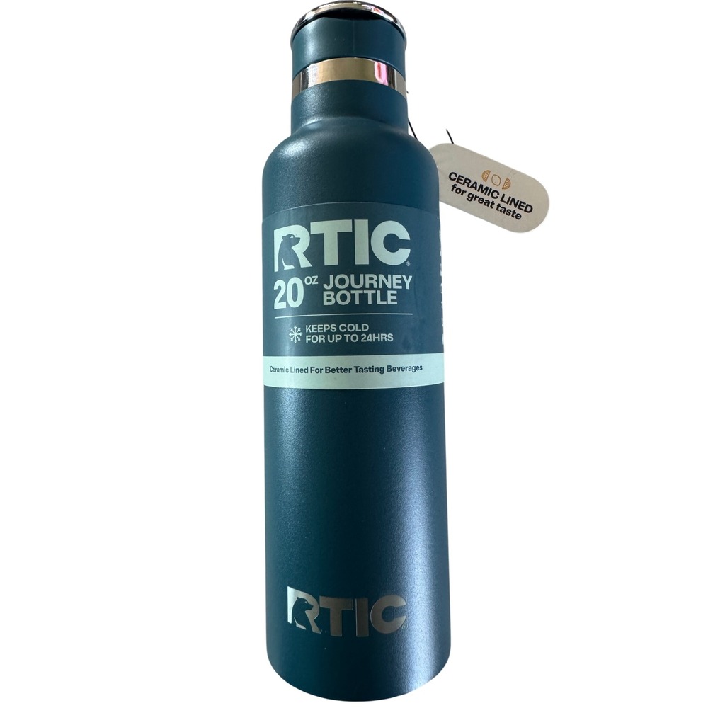 RTIC Journey Bottle Water Bottle Unisex 20oz Marine Ceramic Lined Insulated New